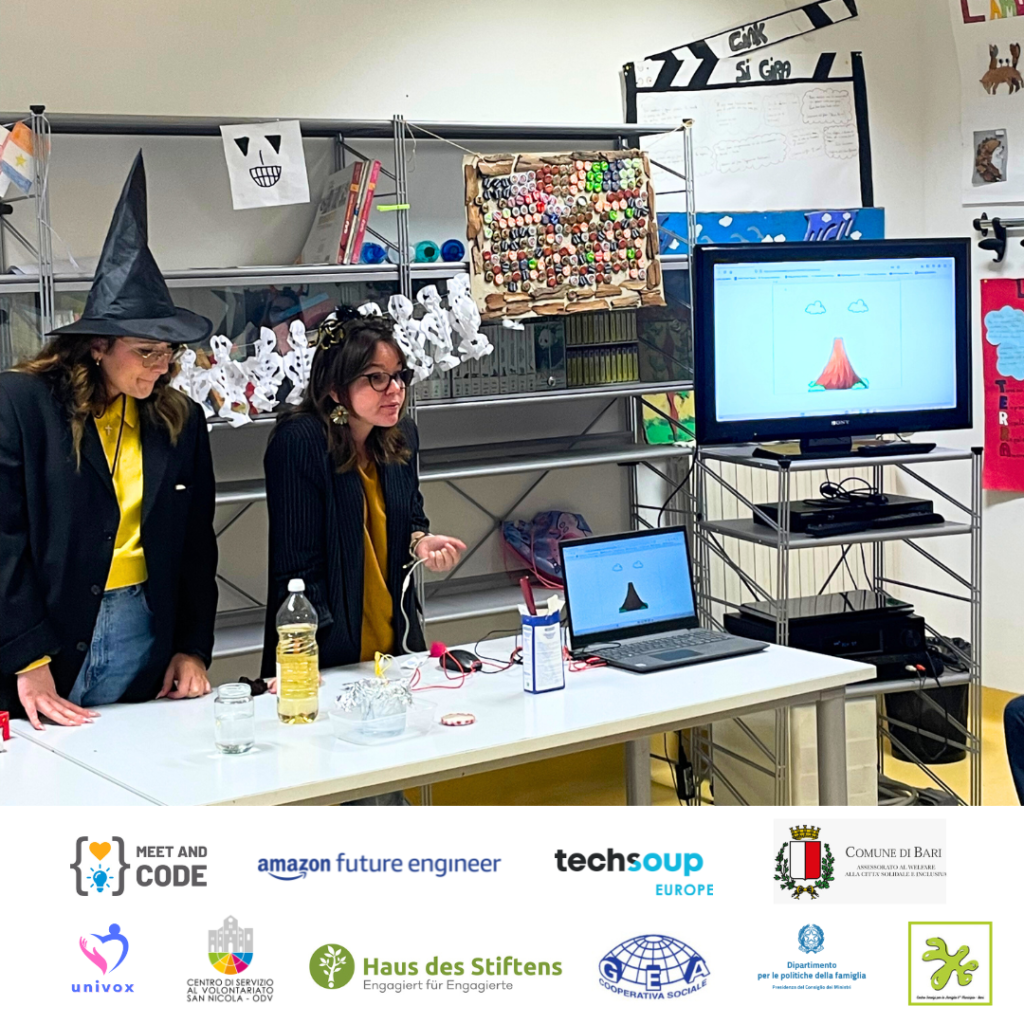 Meet and code 2024, Univox Aps, coding, educazione ambientale e imprenditorialità