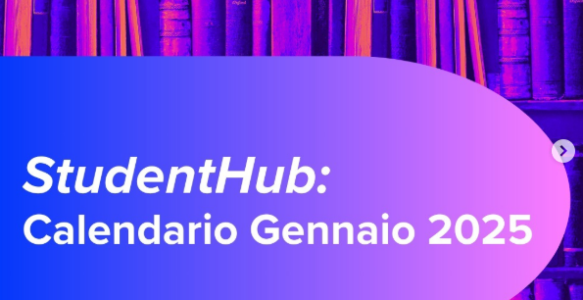 StudentHub: il calendario di Gennaio 2025